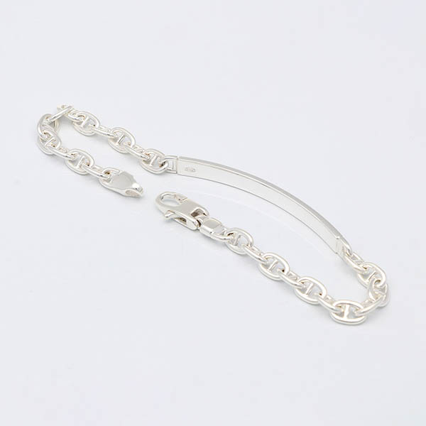 シルバーチェーンブレスレット