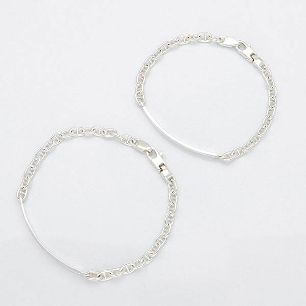 シルバーチェーンブレスレット