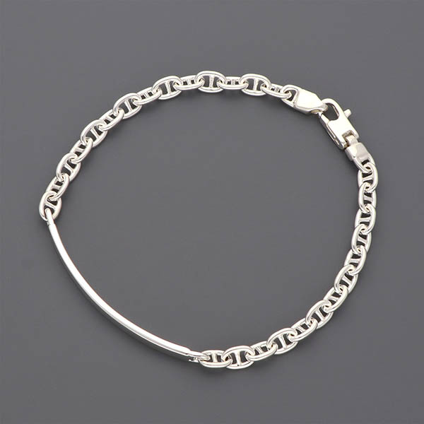 シルバーチェーンブレスレット