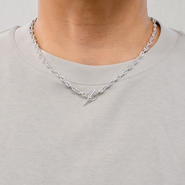 シルバーチェーンネックレス