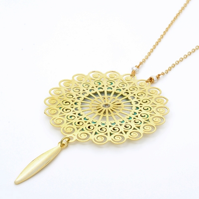 ブラスネックレス