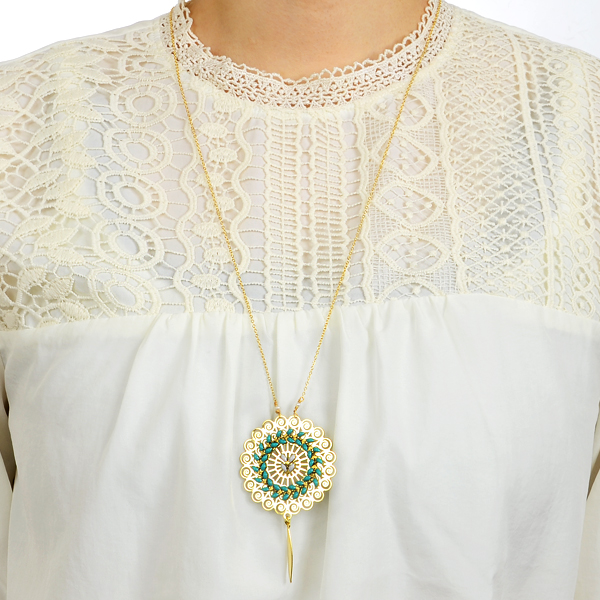 ブラスネックレス