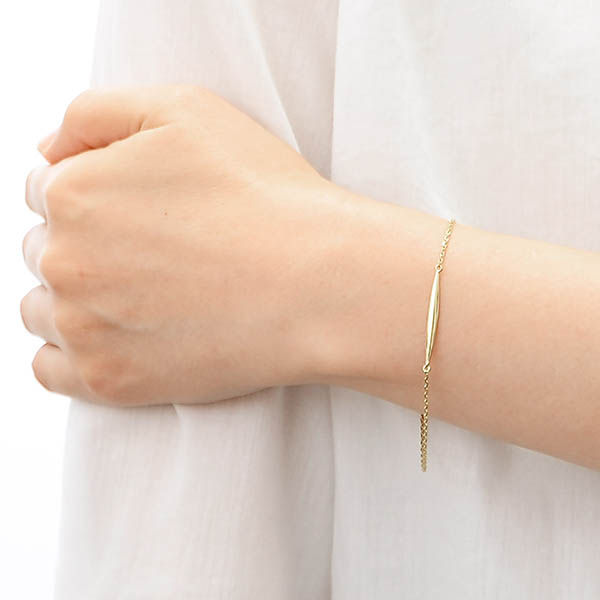 シルバーチェーンブレスレット