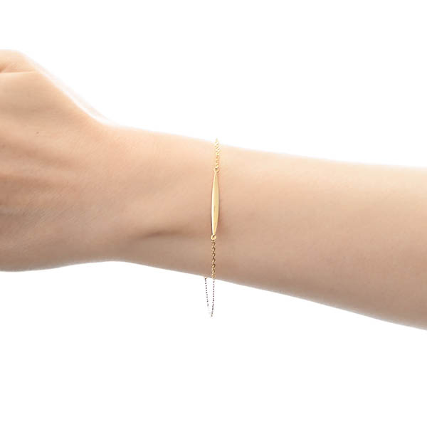 シルバーチェーンブレスレット