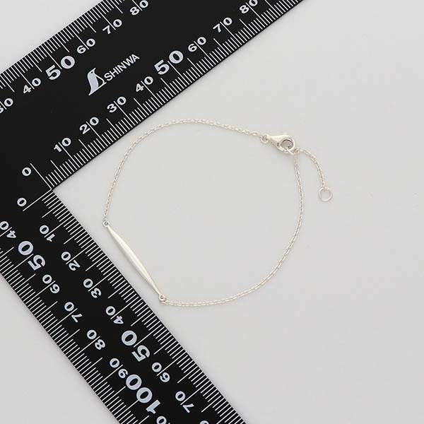 シルバーチェーンブレスレット