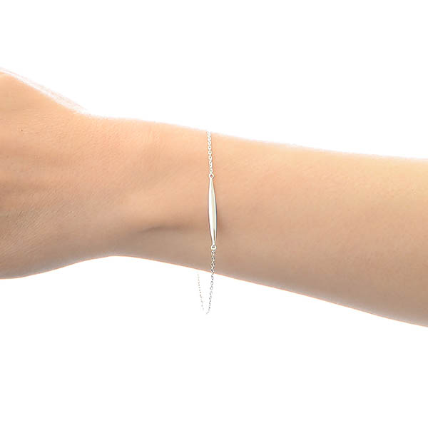 シルバーチェーンブレスレット