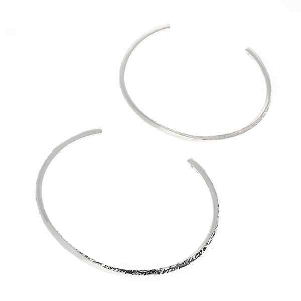 シルバーペアバングル