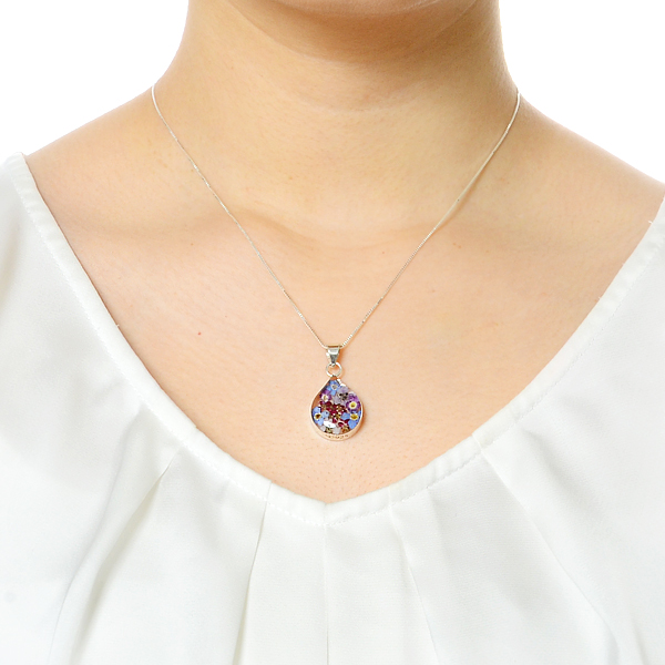 誕生日 プリザーブドフラワー 人気 ペンダント セット