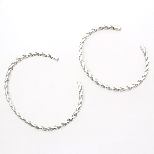 シルバーペアバングル