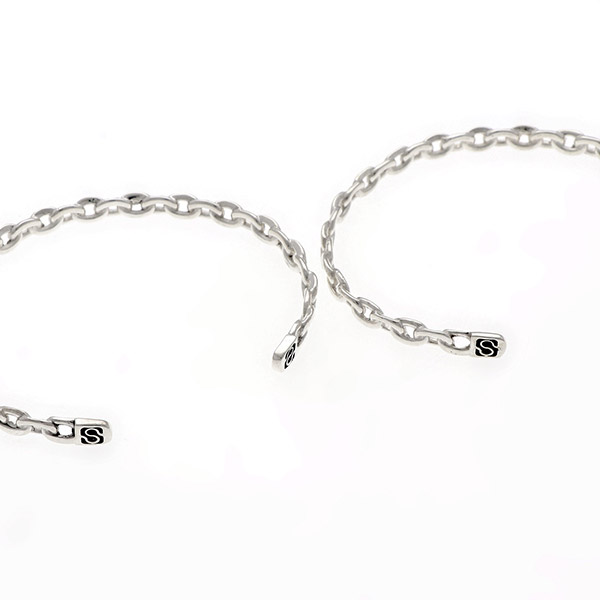 シルバーペアバングル