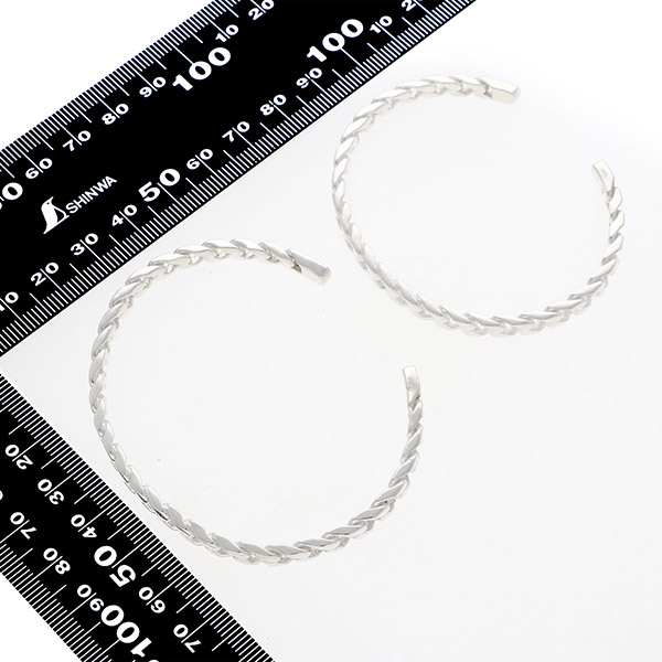 シルバーペアバングル