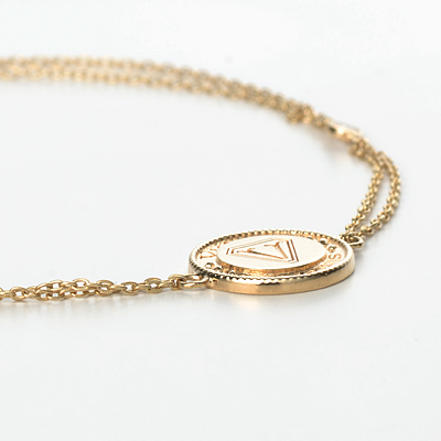 イエローゴールドブレスレット