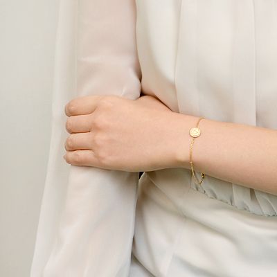 イエローゴールドブレスレット