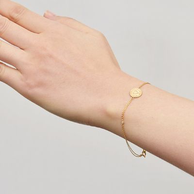 イエローゴールドブレスレット