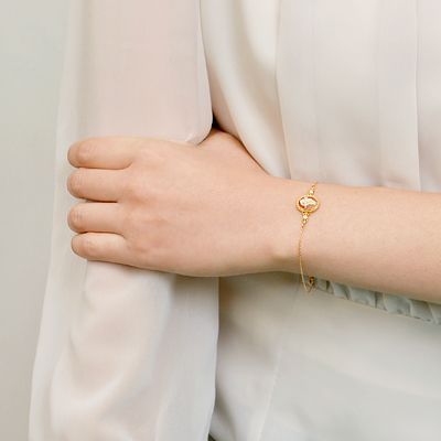 イエローゴールドブレスレット