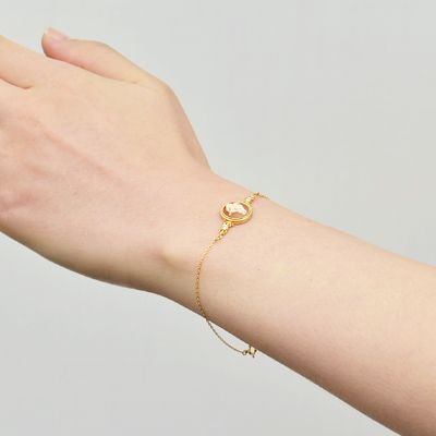 イエローゴールドブレスレット