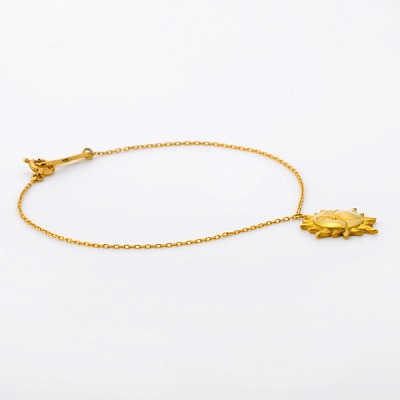 イエローゴールドブレスレット