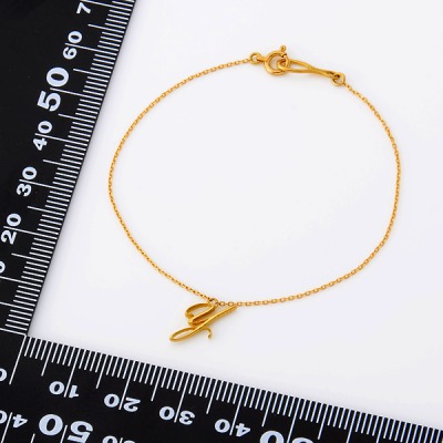 イエローゴールドブレスレット