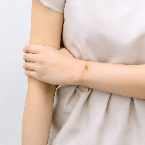 イエローゴールドブレスレット