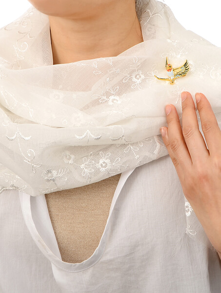 ブラスブローチ