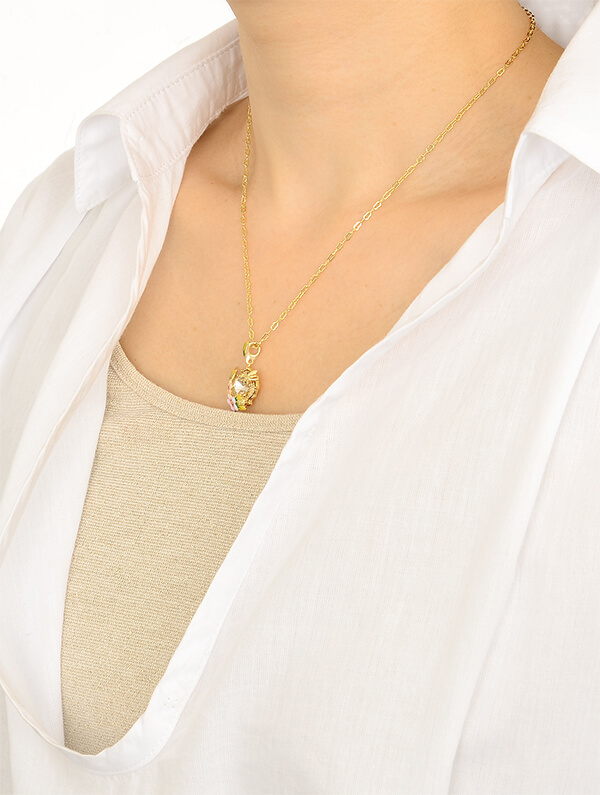 ブラスネックレス