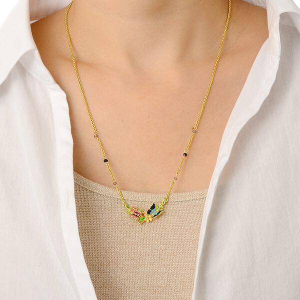 ブラスネックレス