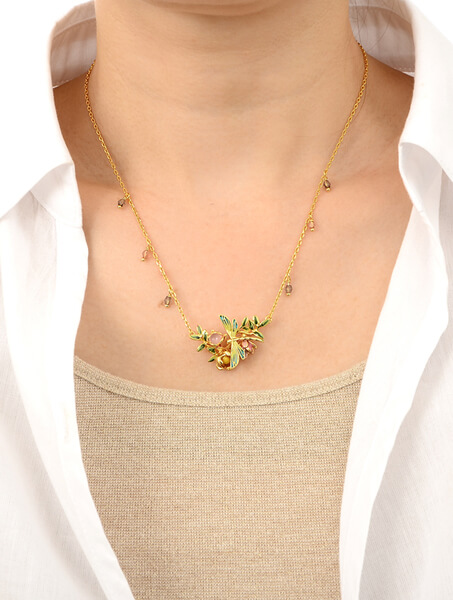 ブラスネックレス