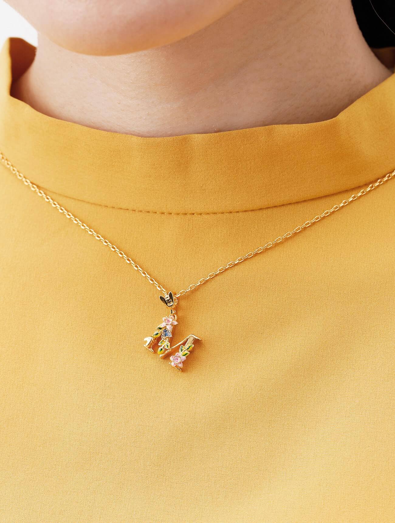 ブラスネックレス