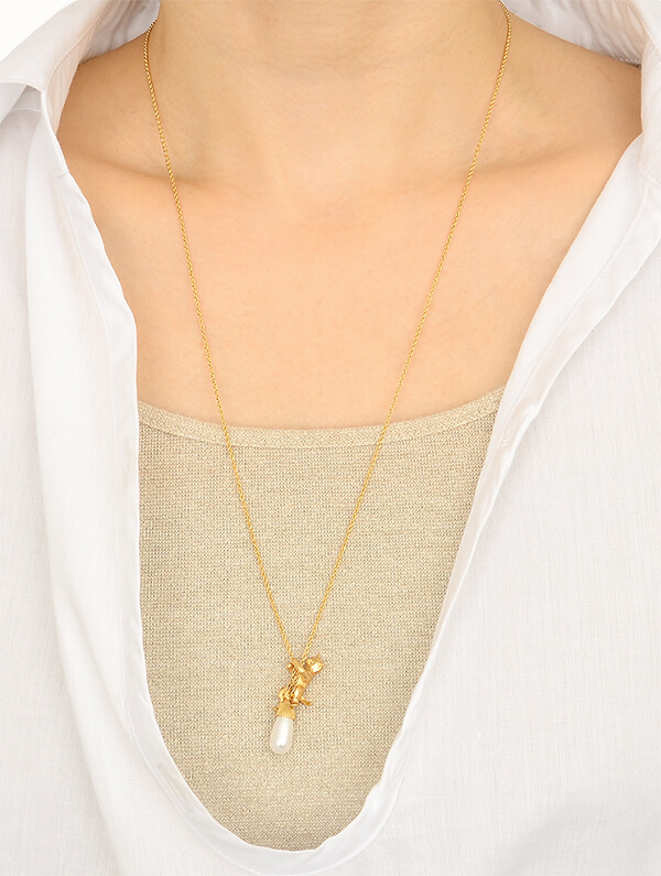 ブラスネックレス