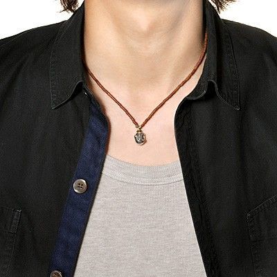 ブラウンジェイドネックレス