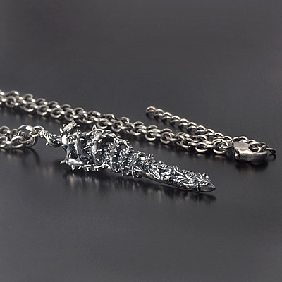 シルバーネックレス