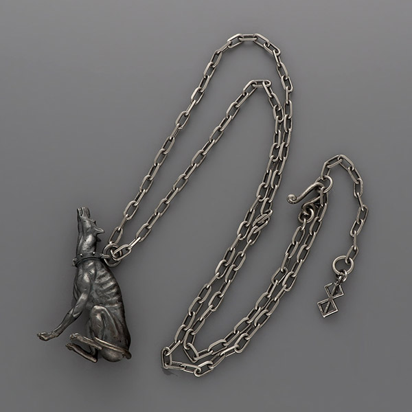 ベルセルク ガッツ犬 シルバーネックレス