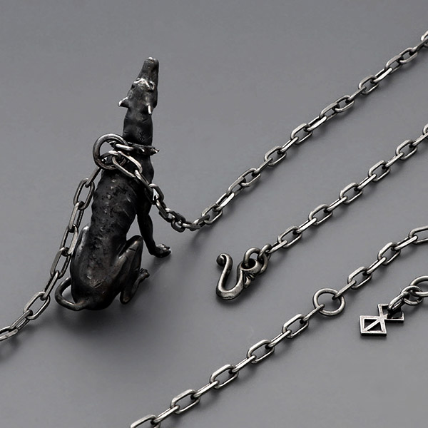 ベルセルク ガッツ犬 シルバーネックレス