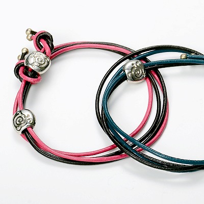 レザーペアブレスレット