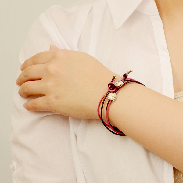 レザーペアブレスレット