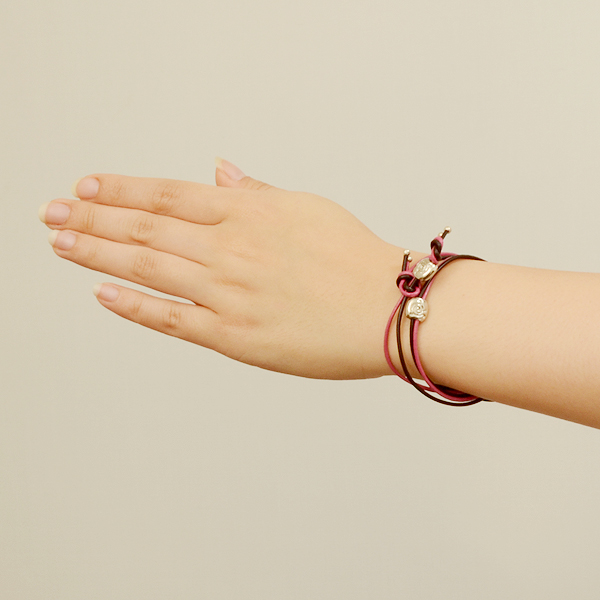 レザーペアブレスレット