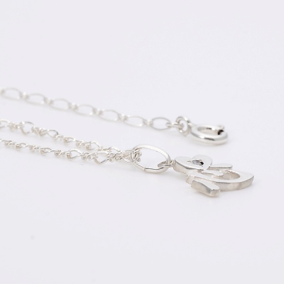 シルバーブレスレット兼アンクレット