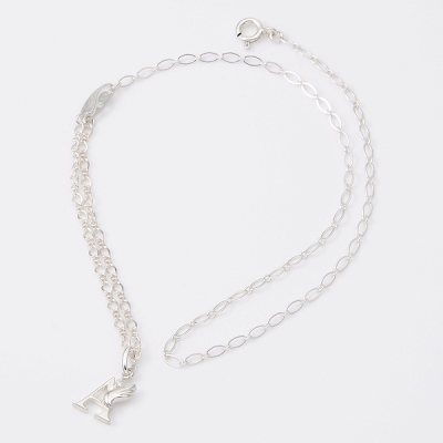 シルバーブレスレット兼アンクレット