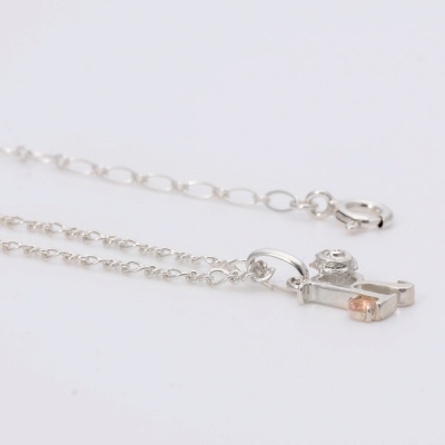 シルバーブレスレット兼アンクレット