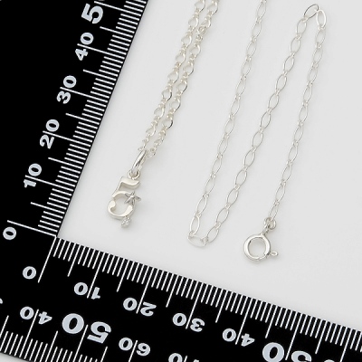 シルバーブレスレット兼アンクレット