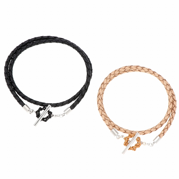 レザーペアブレスレット