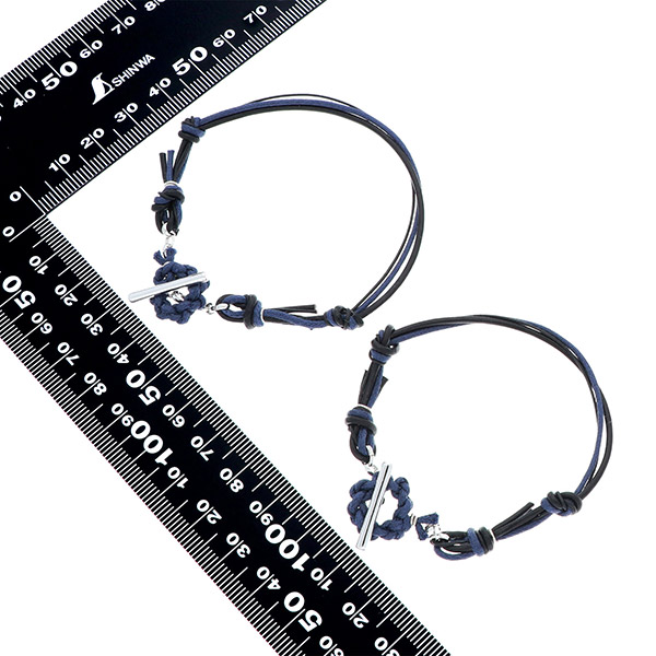 レザーペアブレスレット