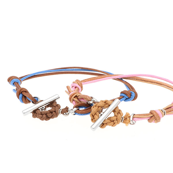 レザーペアブレスレット