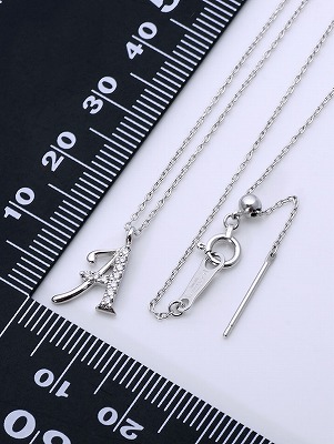 ピンクゴールドネックレス