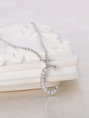 ピンクゴールドネックレス