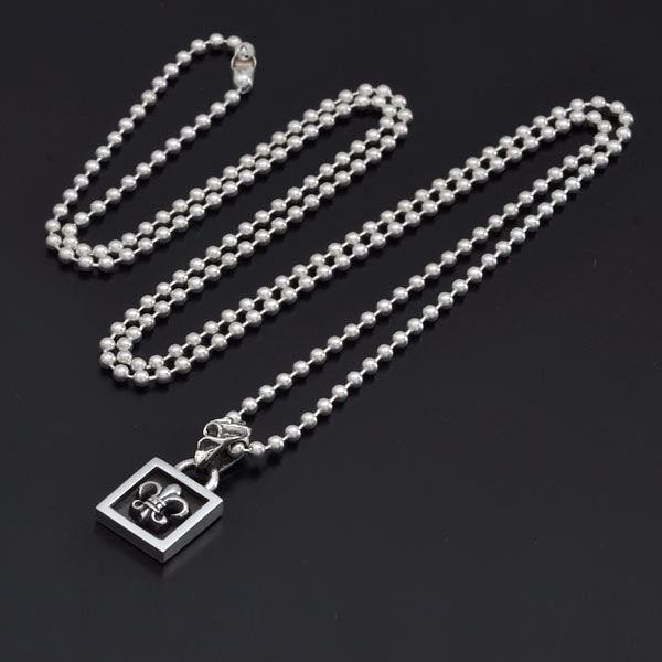 シルバーネックレス CHARM FRAMED SLV-OPT:BS