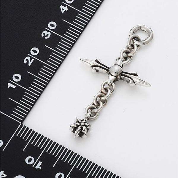 シルバーネックレス CHARM ROLY CROSS/SLV