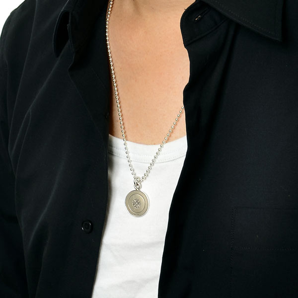 シルバーネックレス CHARM ANGEL MEDAL SLV-OPT FUCK YOU