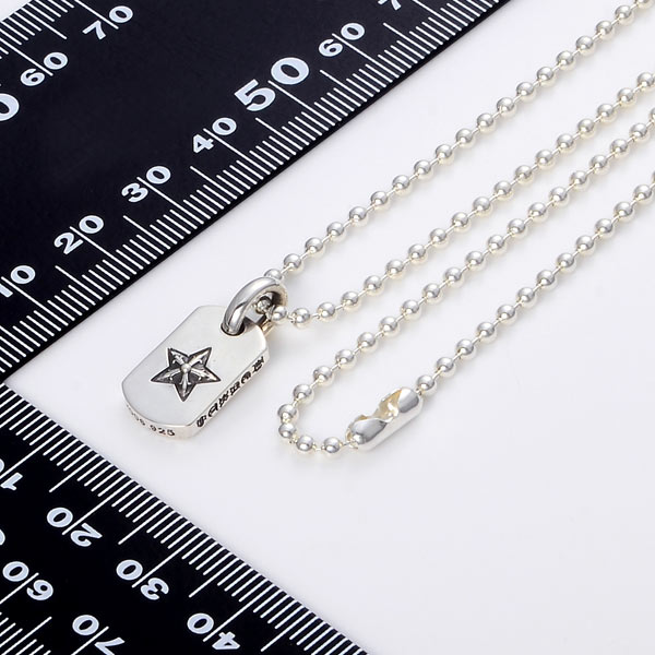 シルバーネックレス DOG TINY-STAR SLV