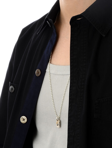 シルバーネックレス DOG TINY-STAR SLV
